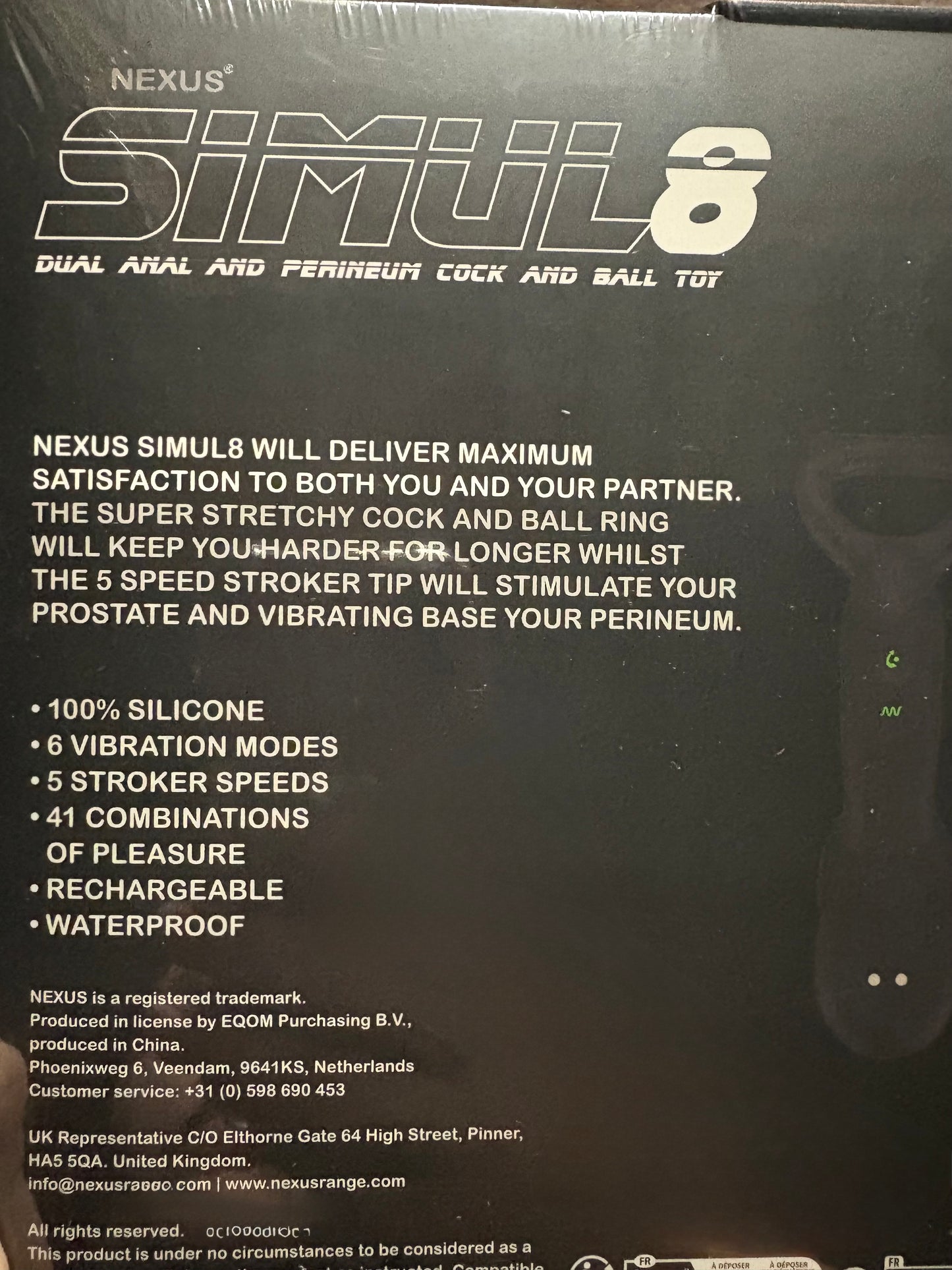 Simul8 Stroker Edition Dual Cock and Ball Vibe