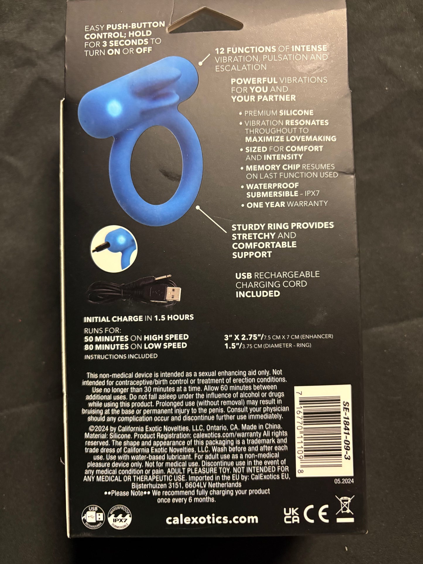 CalExotics Double Trouble Vibrating Ring