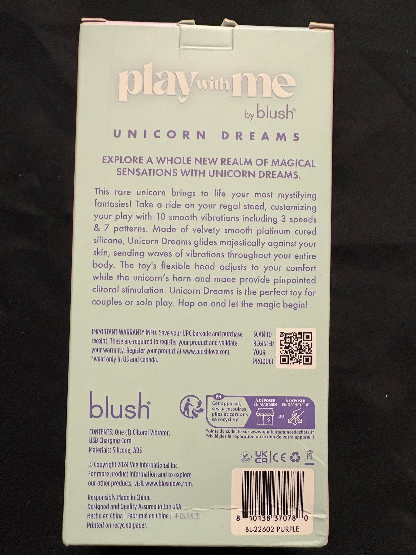 Play With Me Unicorn Dreams Wand Vibe