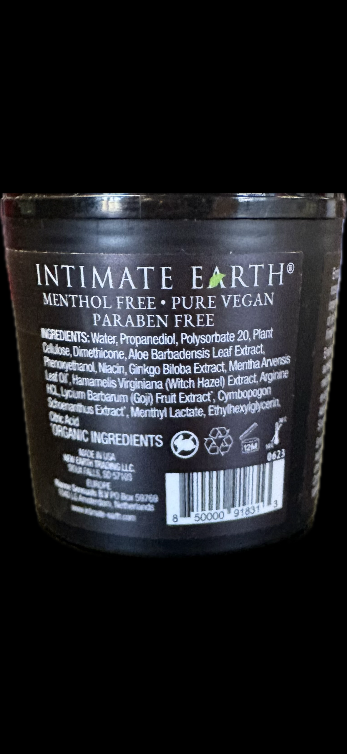 Intimate Earth Niacin and Bilboa Penis Stimulating Gel 1oz