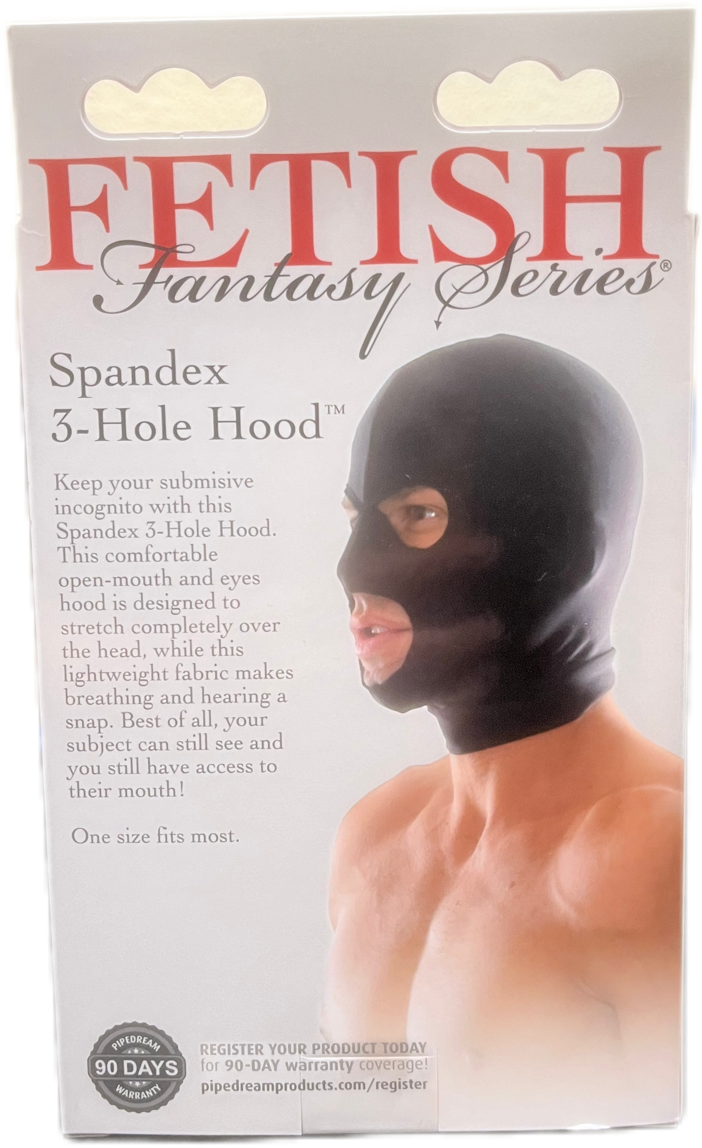 Fetish Fantasy Spandex 3 Hole Hood