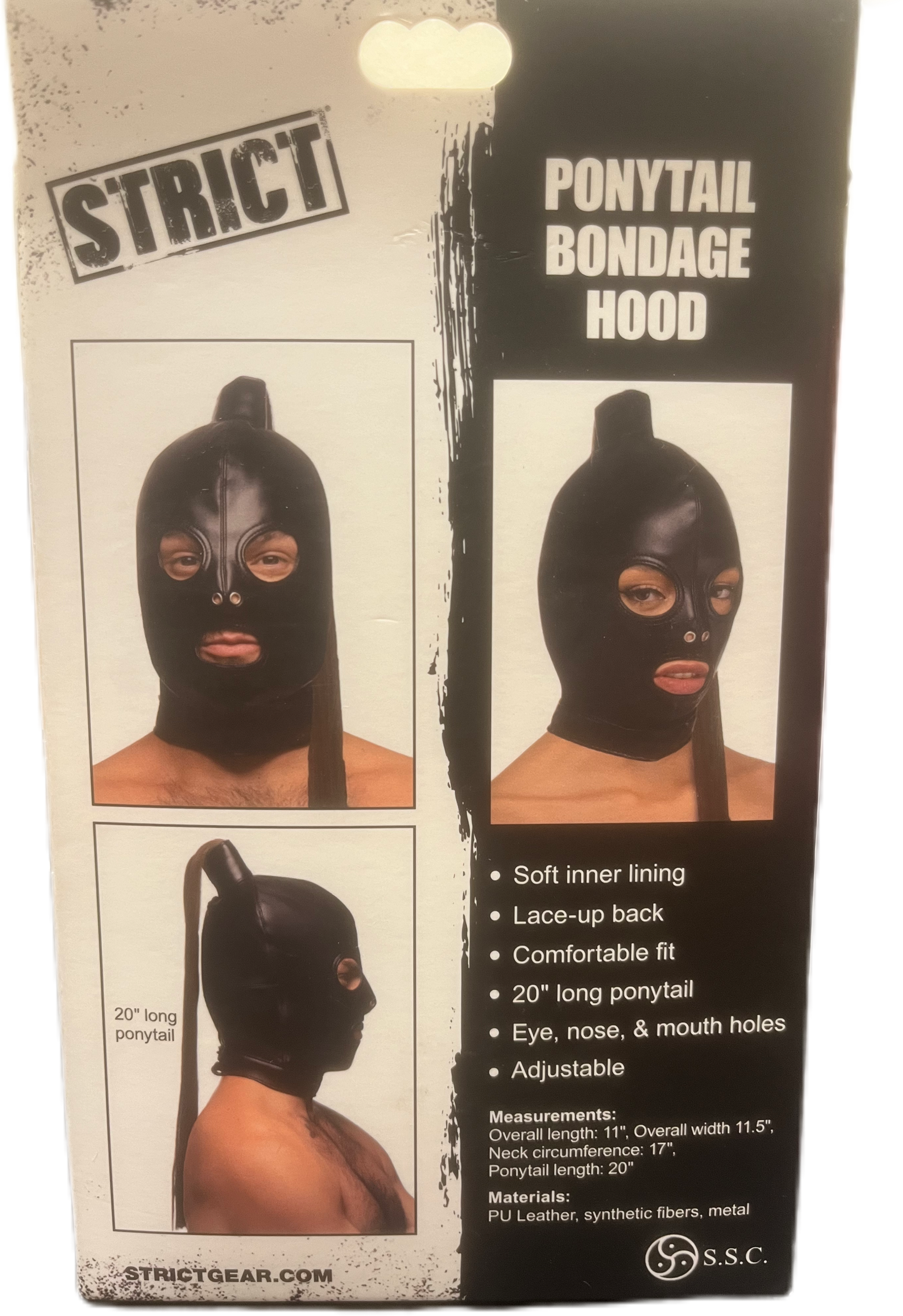 Strict Ponytail Bondage Hood