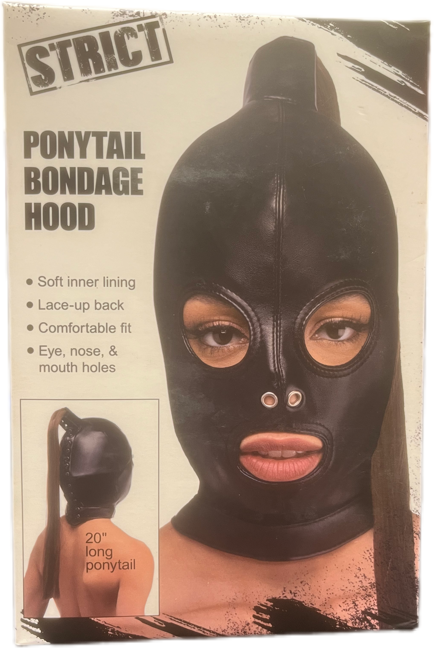 Strict Ponytail Bondage Hood