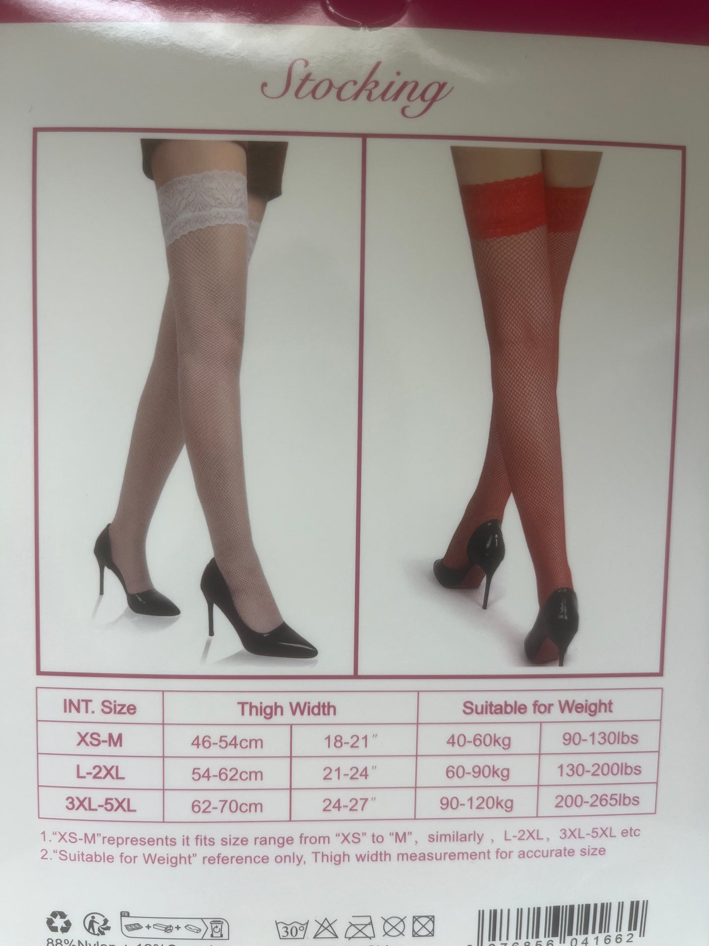 Anti Slip Silicone Grip Fishnet Thighs H3546