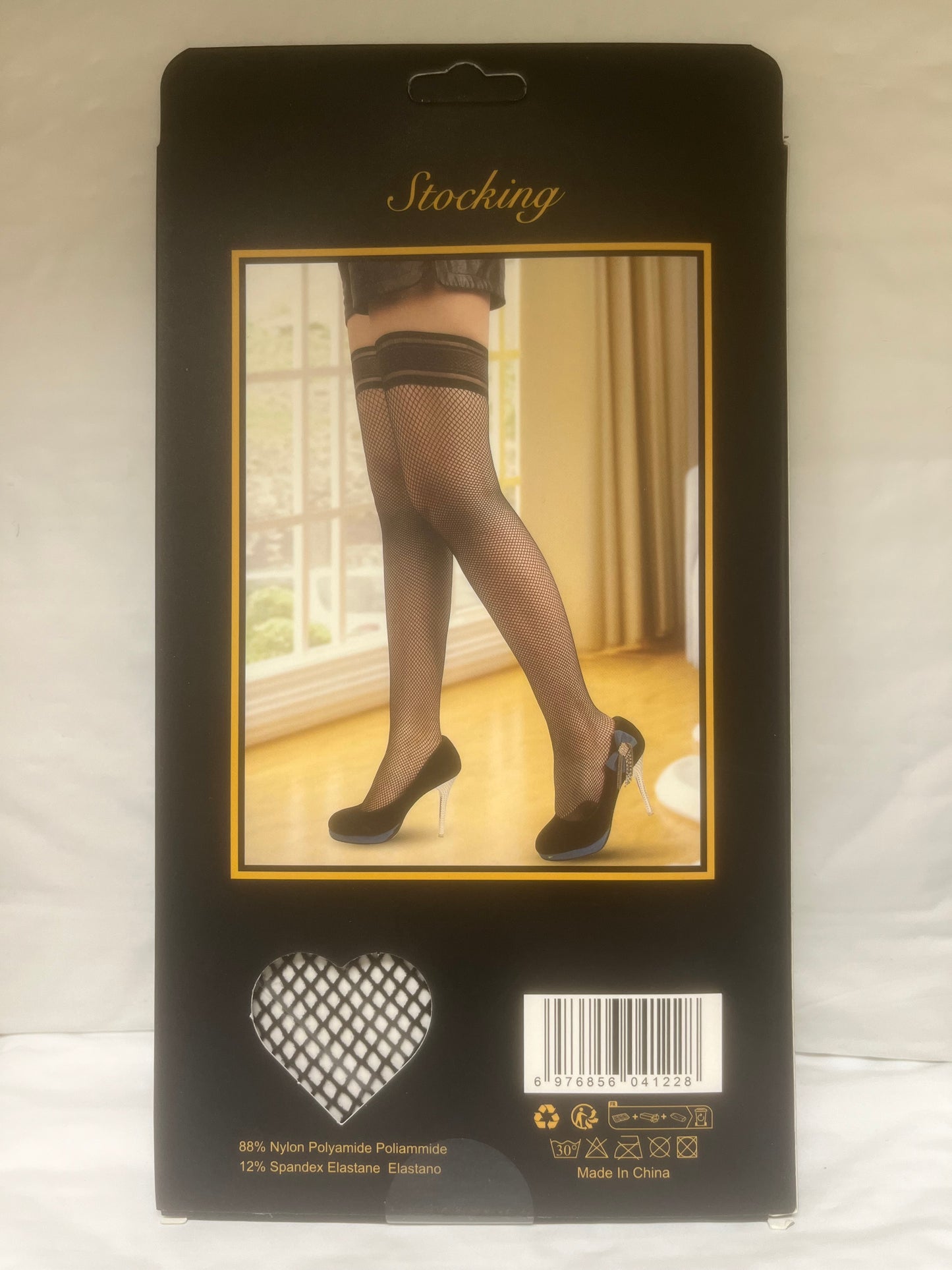 Silicone No Slip Fishnet Thigh Highs H2126