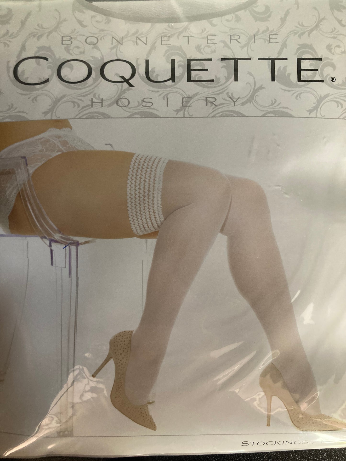 Coquette White Thigh High 1906