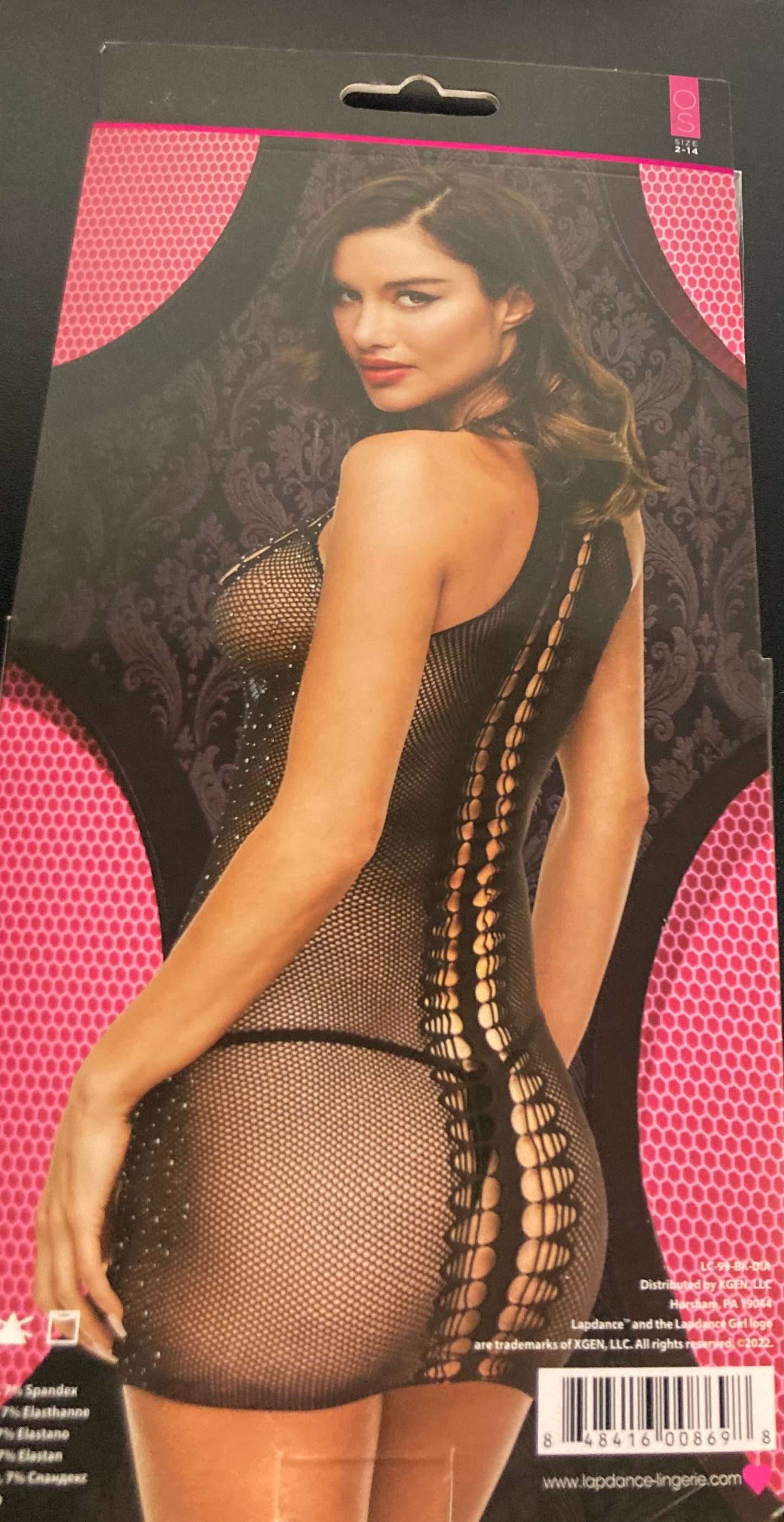 Lapdance Bling Bling Halter Mini Dress