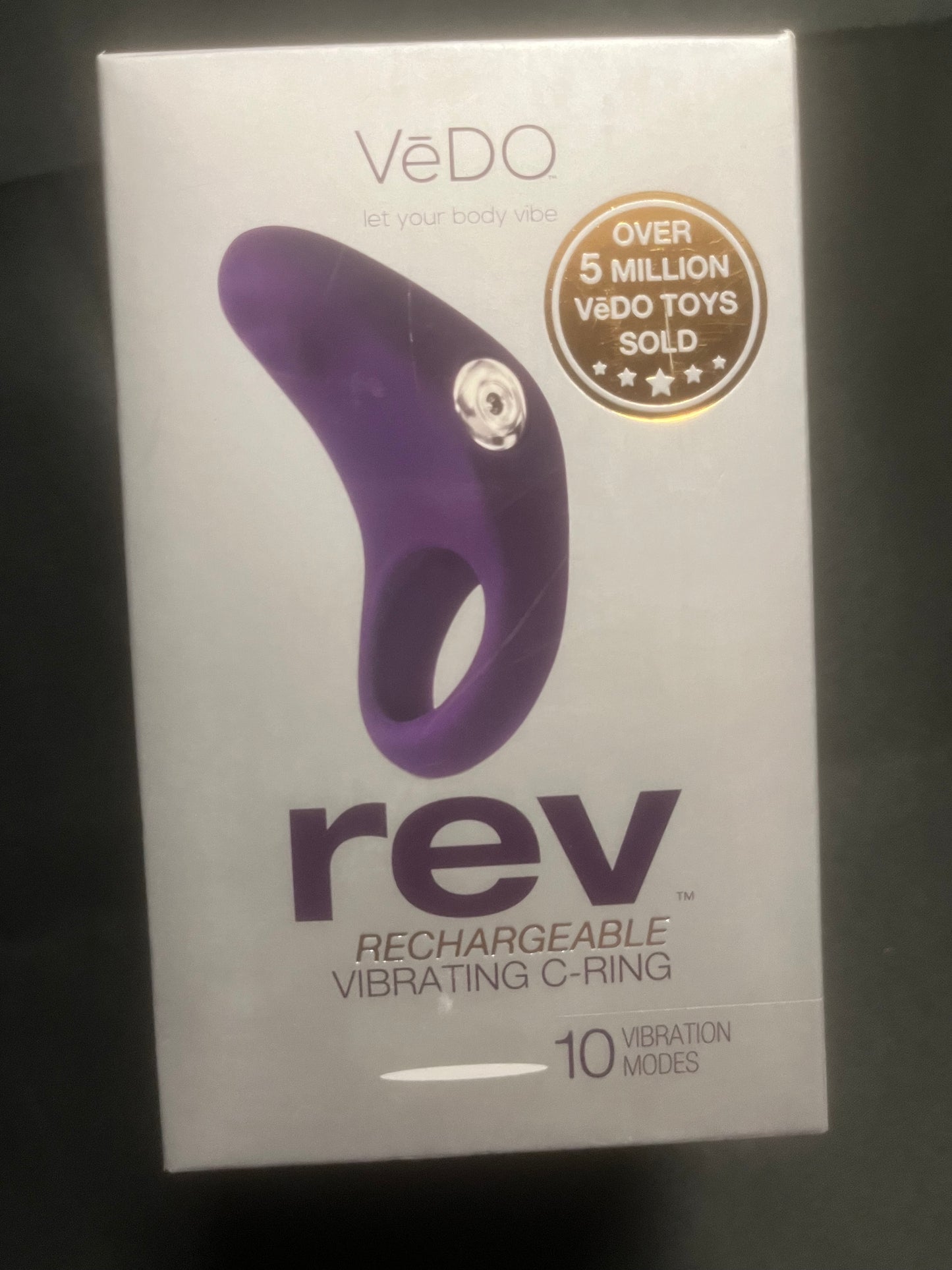 VeDO Rev Rechargeable Vibrating C-Ring