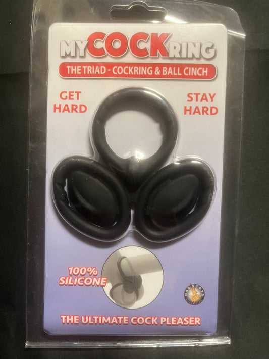 NassToys The Triad Cock Ring & Ball Cinch