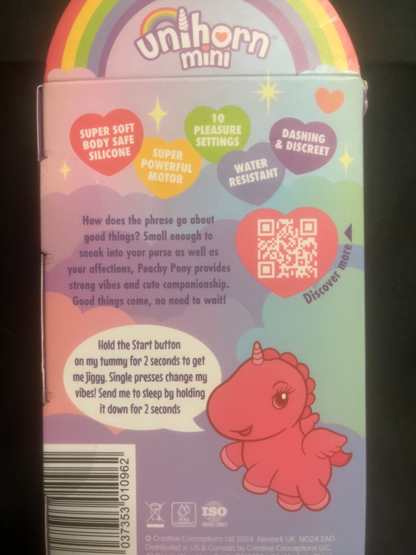 Unihorn Mini Peachy Pony Micro Vibe
