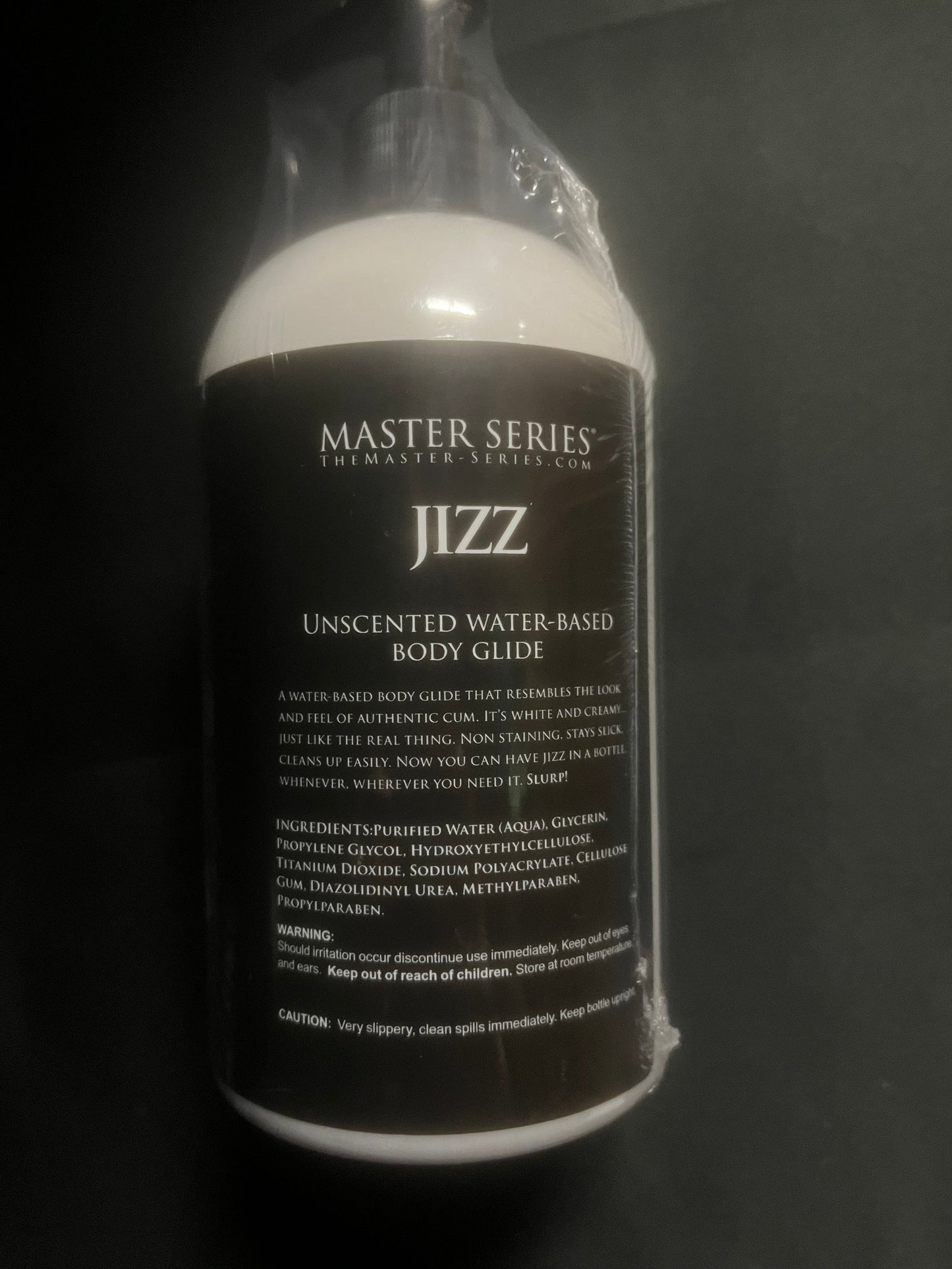 Master Series Jizz Unscented Lubricant 16oz in 16oz/488ml