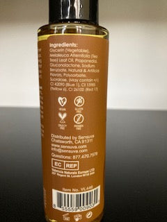 Sizzle Lips Edible Massage Gel 4.2oz/125ml in Salted Caramel