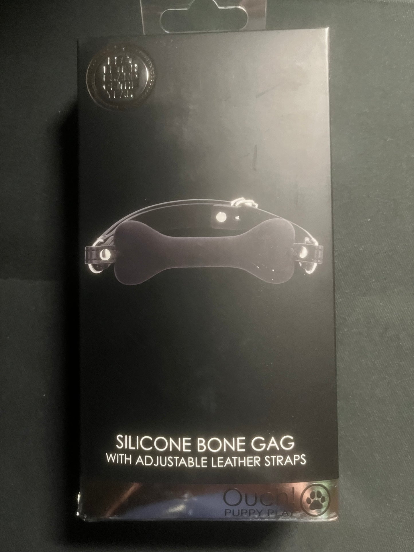 Ouch! Puppy Play Silicone Bone Gag