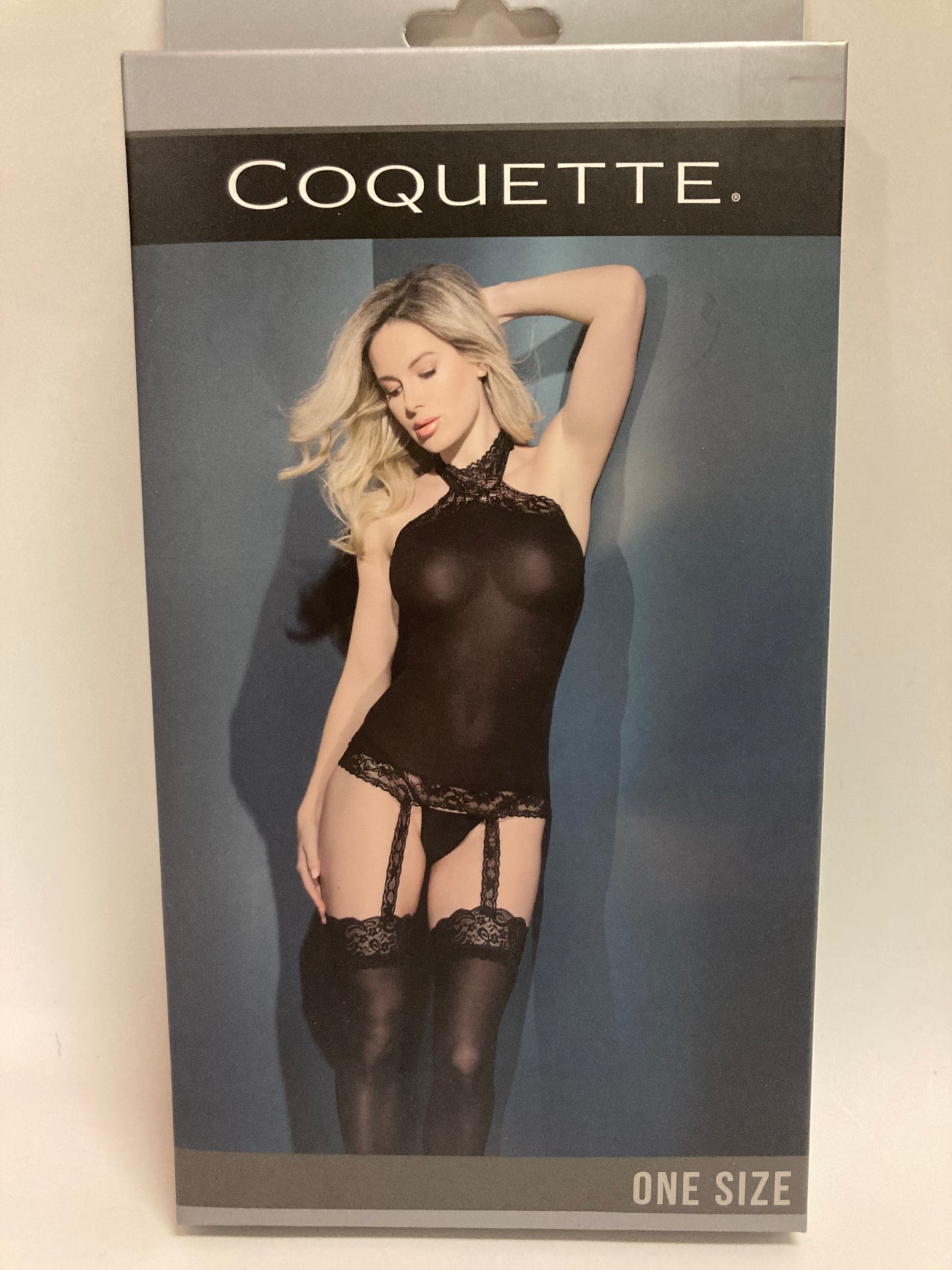 Coquette Lace Stocking Chemise 2494 OS