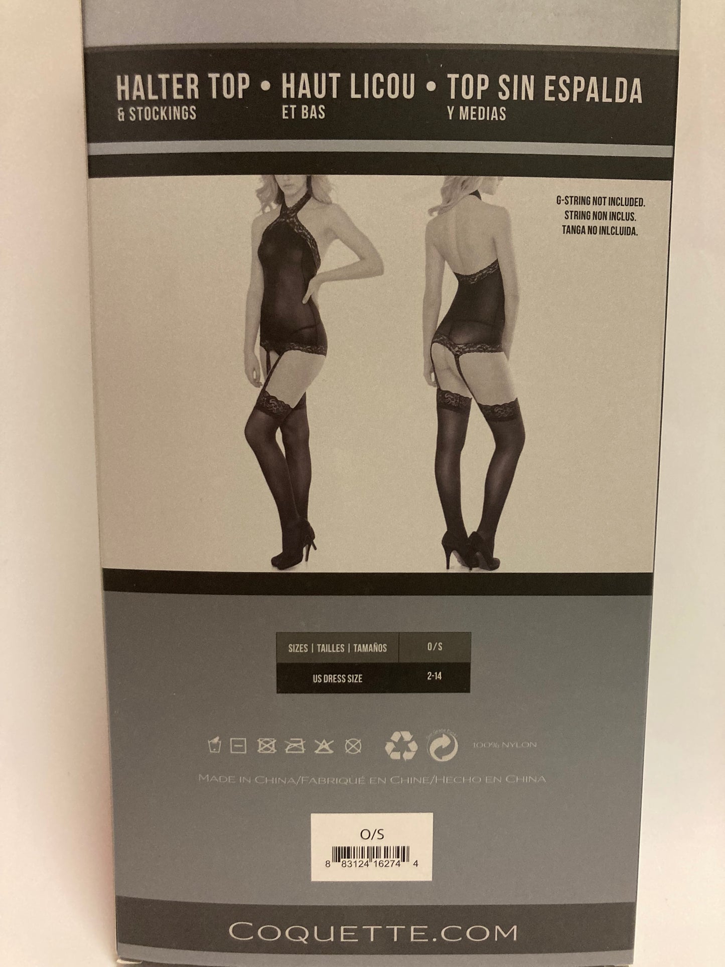 Coquette Lace Stocking Chemise 2494 OS