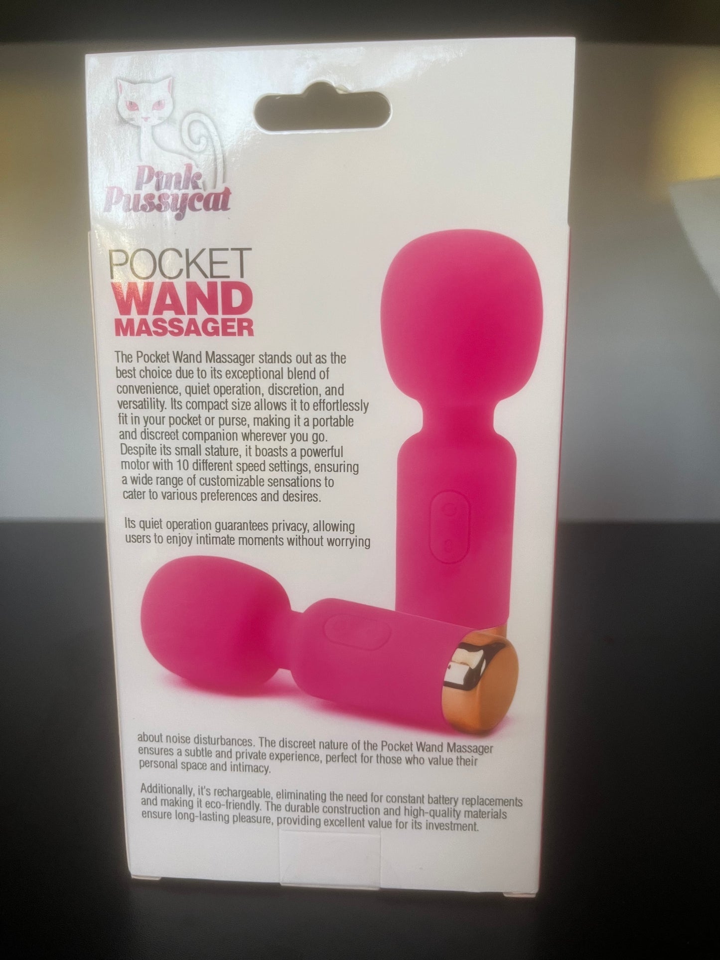 Pink Pussycat Pocket Wand