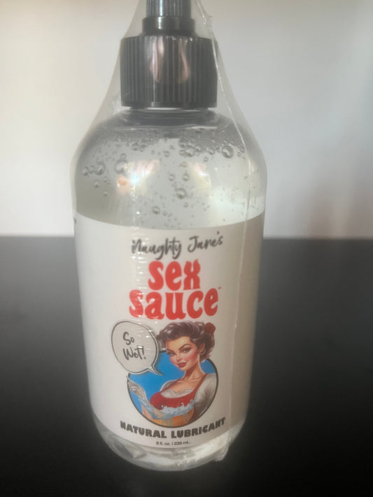 Naughty Jane's Sex Sauce Natural Lubricant in 8oz/236ml