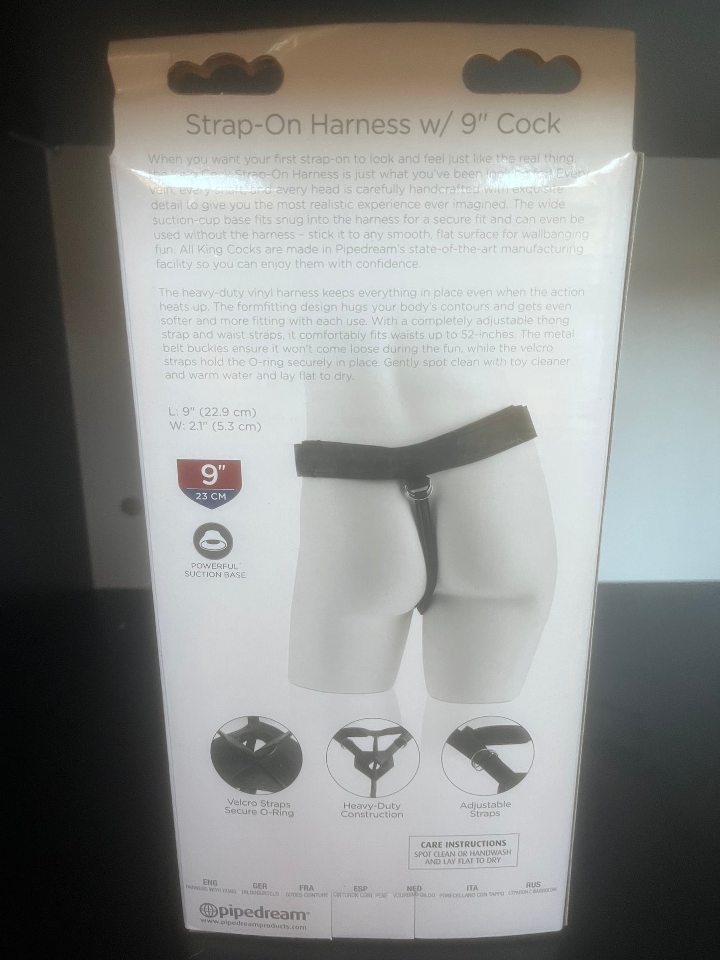 Pipedream King Cock Harness with 9 Inch Cock