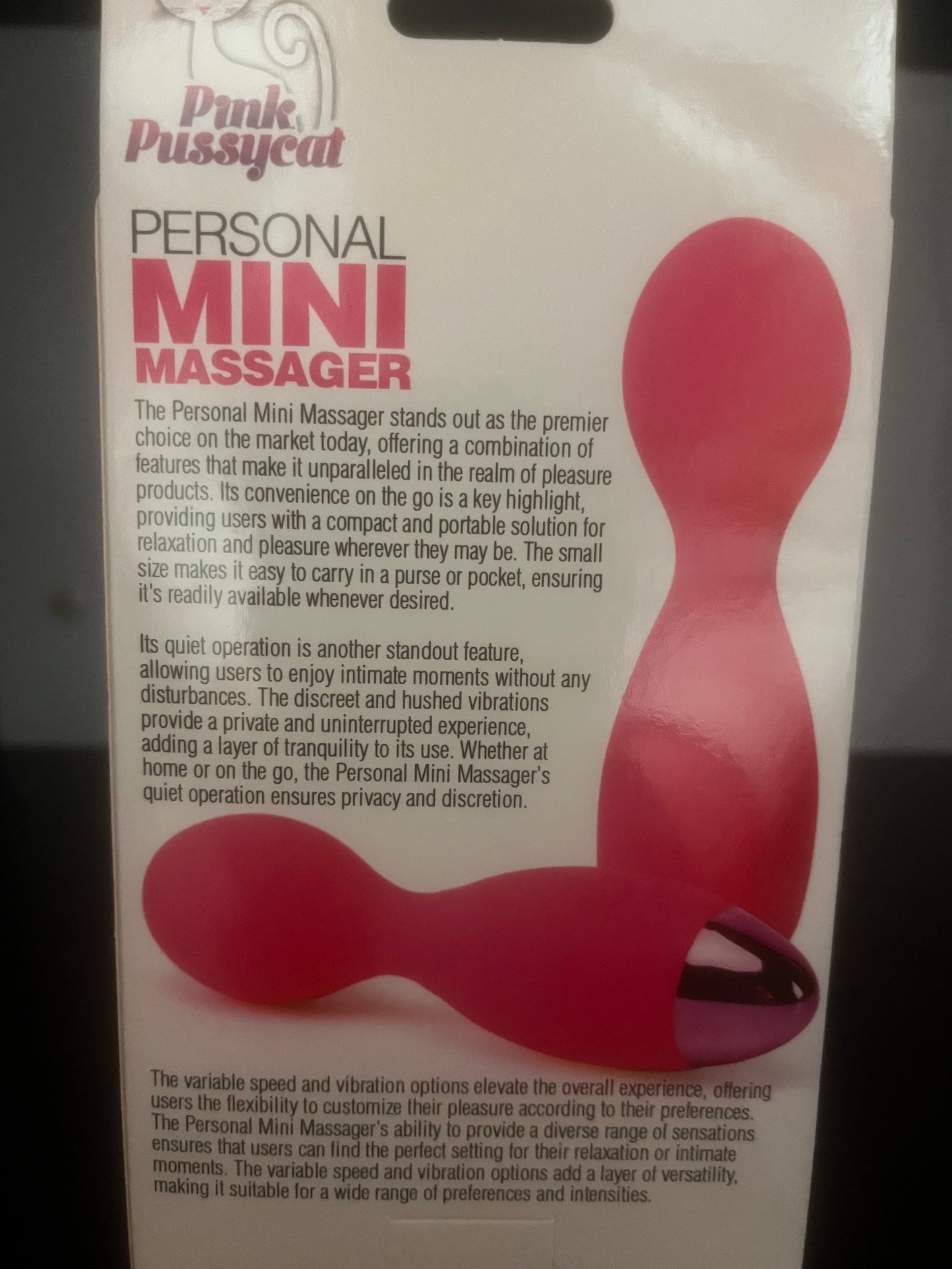 Pink Pussycat Personal Mini Massager Vibe