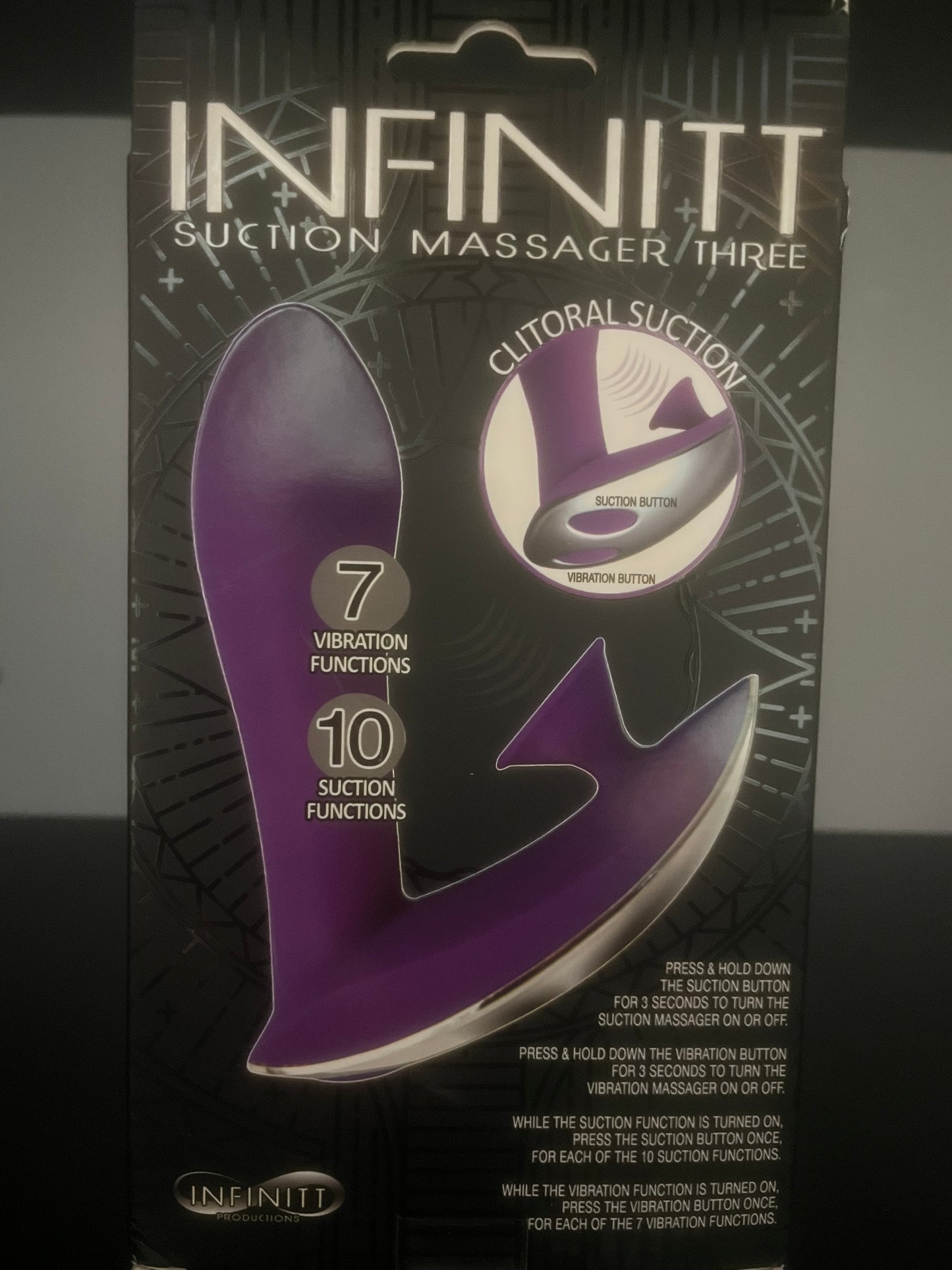 NassToys Infinitt Suction Massager Three Vibe
