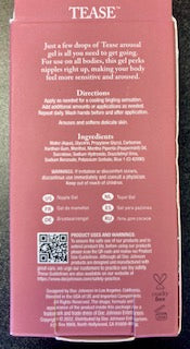 Doc Johnson Tease Nipple Arousal Gel .35oz/10g in Mint
