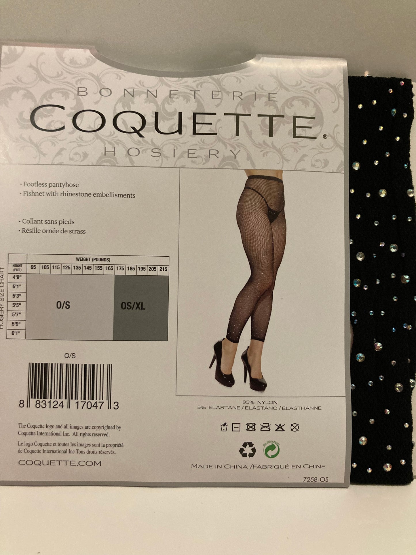 Coquette Hosiery 7258 OS