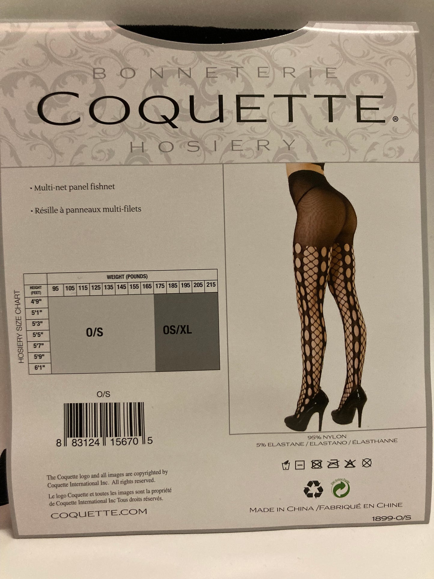Coquette Pantyhose 1899 OS