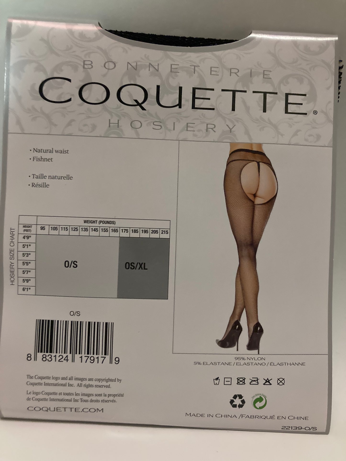 Coquette Fishnet Pantyhose 22139 OS
