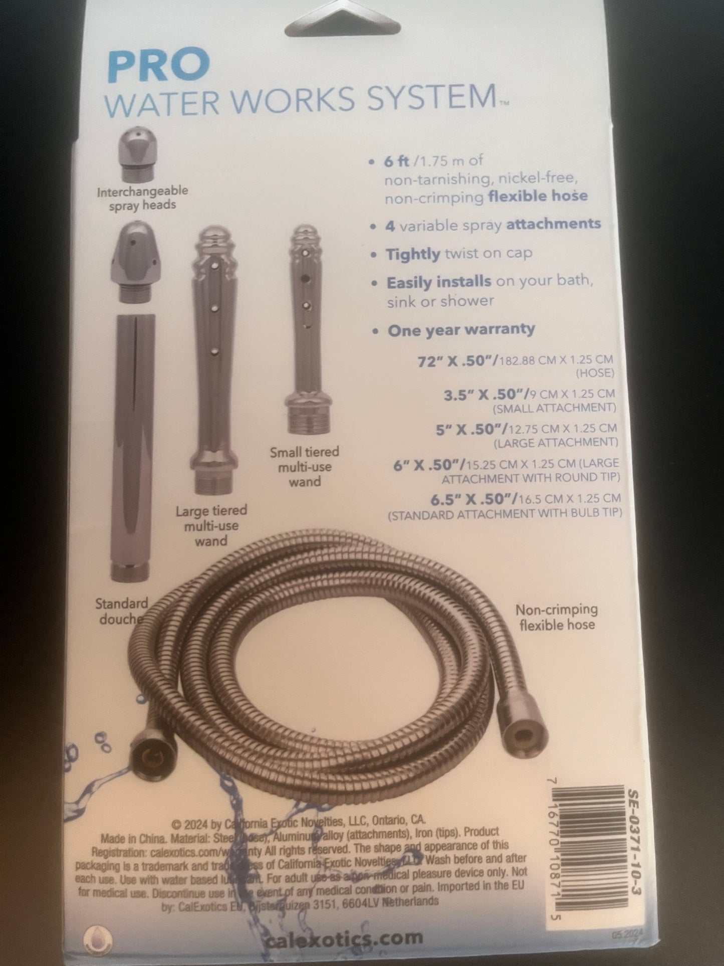 CalExotics Pro Water Works Douche System