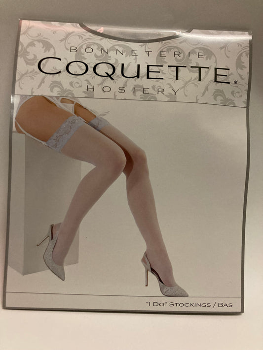 Coquette "I Do" Rhinestone Thigh High 1905