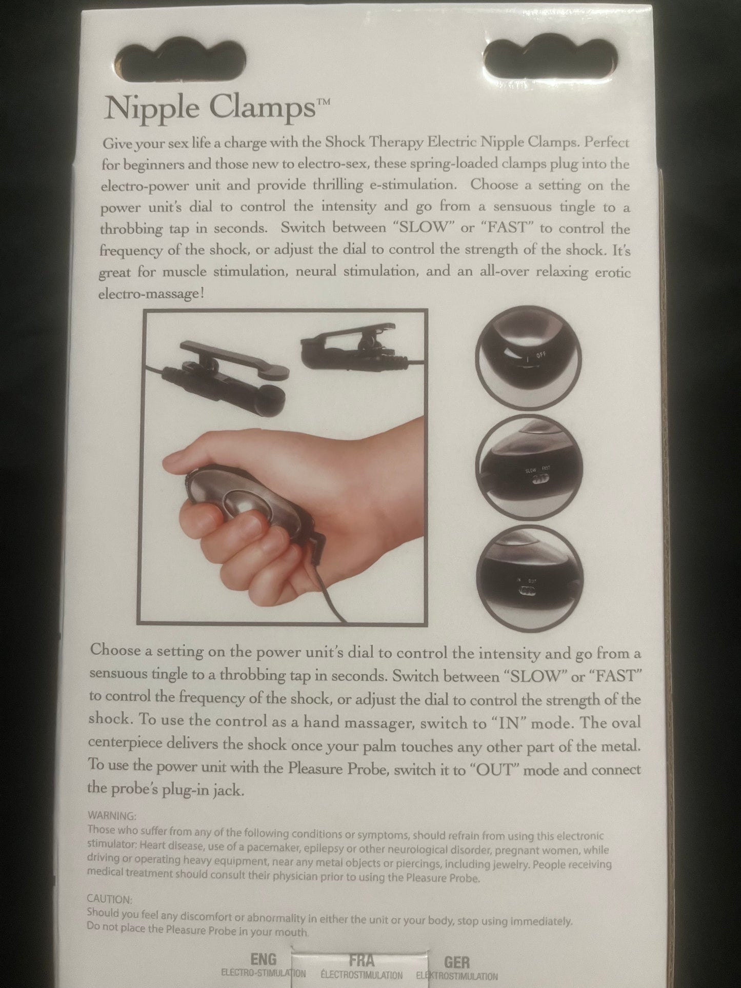PipeDream Shock Therapy Nipple Clamps