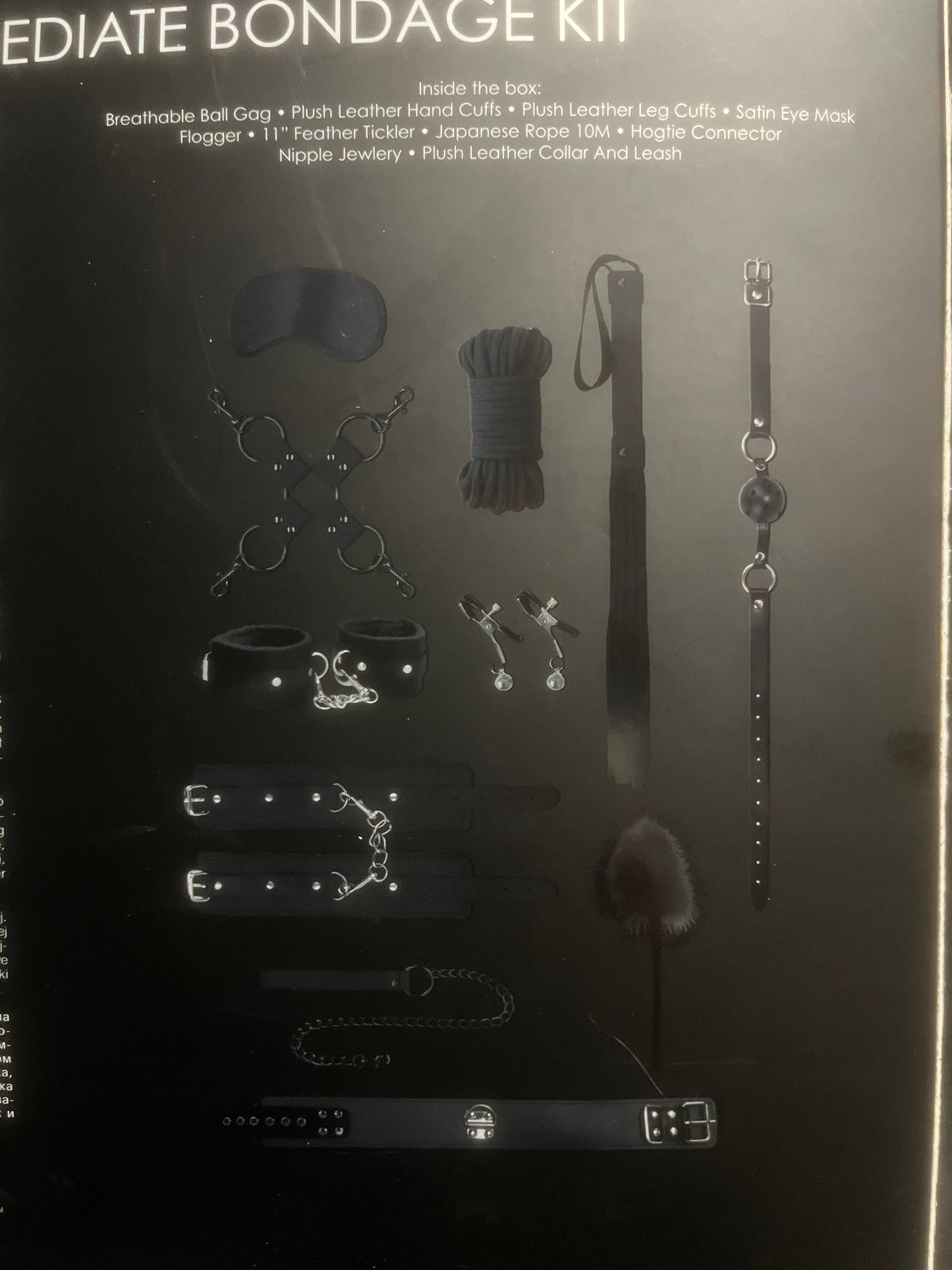 Intermediate Bondage Kit in Black