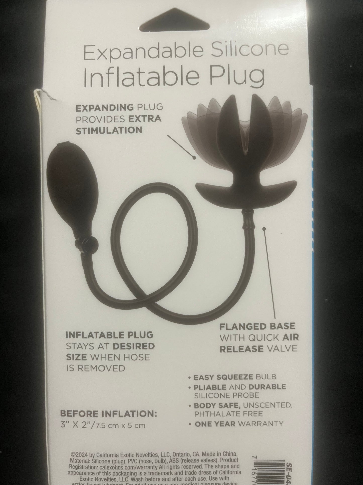 CalExotics Expandable Inflatable Butt Plug