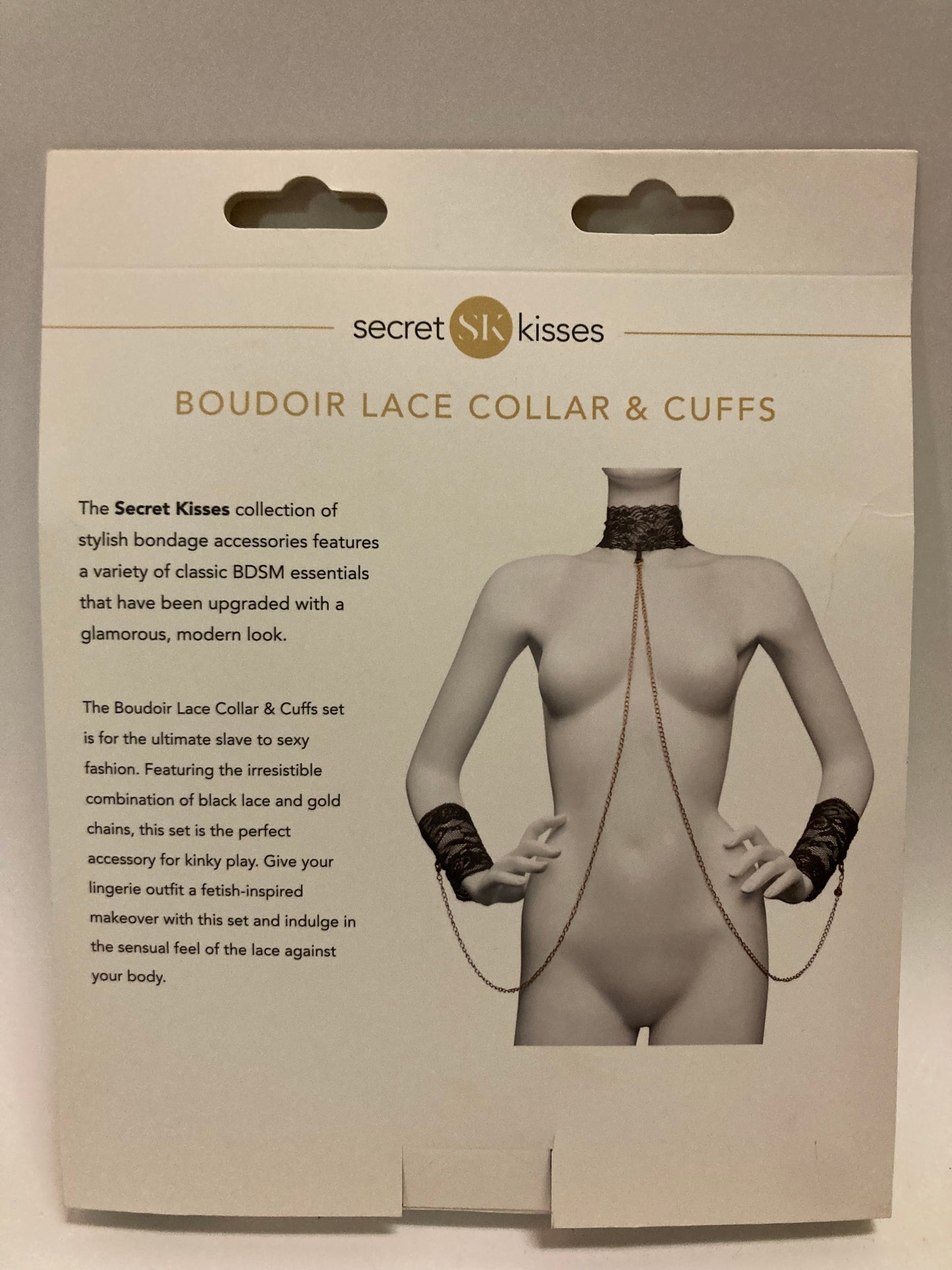 Secret Kisses Boudoir Collar & Cuffs