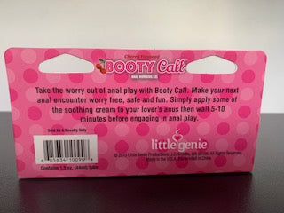 Booty Call Anal Numbing Gel in 1.5oz/44ml