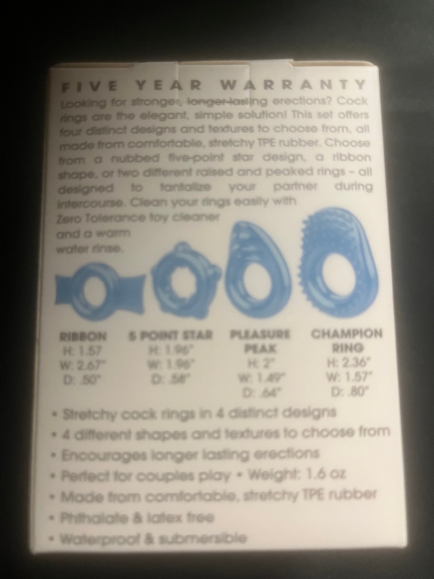 Ring a Ding Ding Cock Ring Set