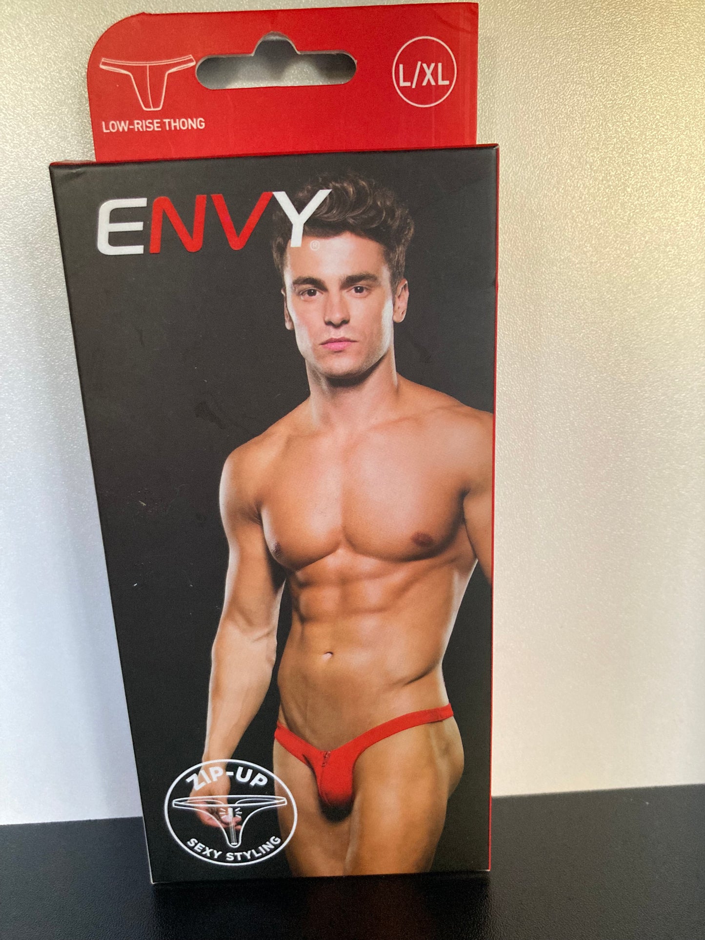 ENVY Zip Up Low Rise Thong E062