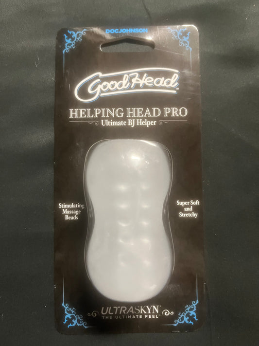 Doc Johnson Helping Head ULTRASKYN Pro Stroker in Frost