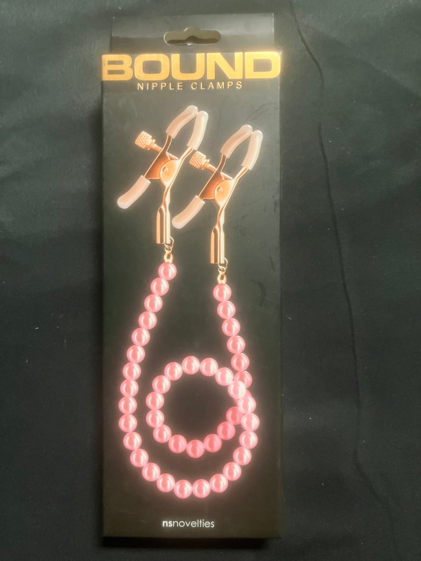 NS Novelties Pearl String Bound Nipple Clamps