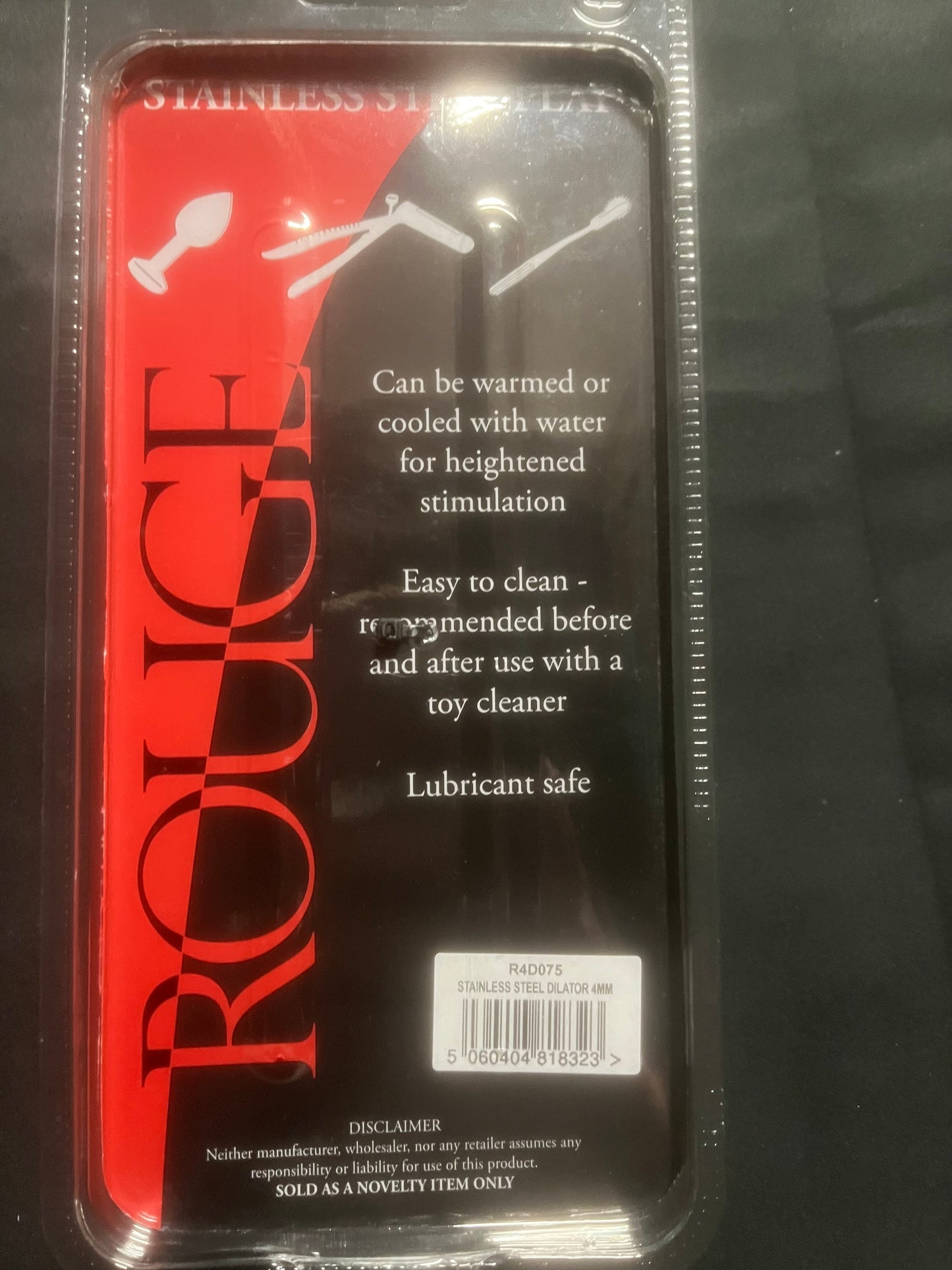Rogue Stainless Steel 4mm Urethral Dilator