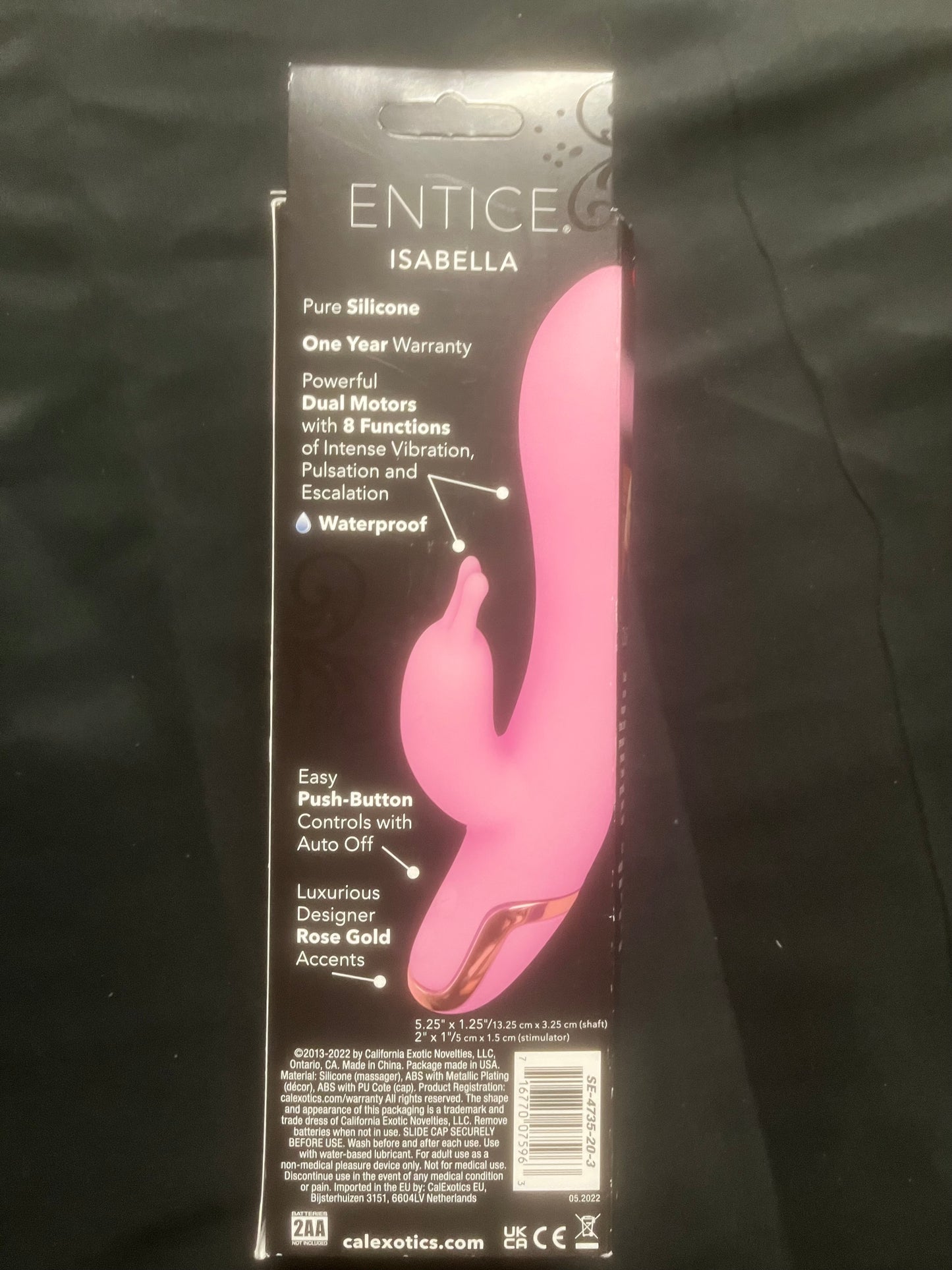 CalExotics Entice Isabella Silicone Rabbit Vibe