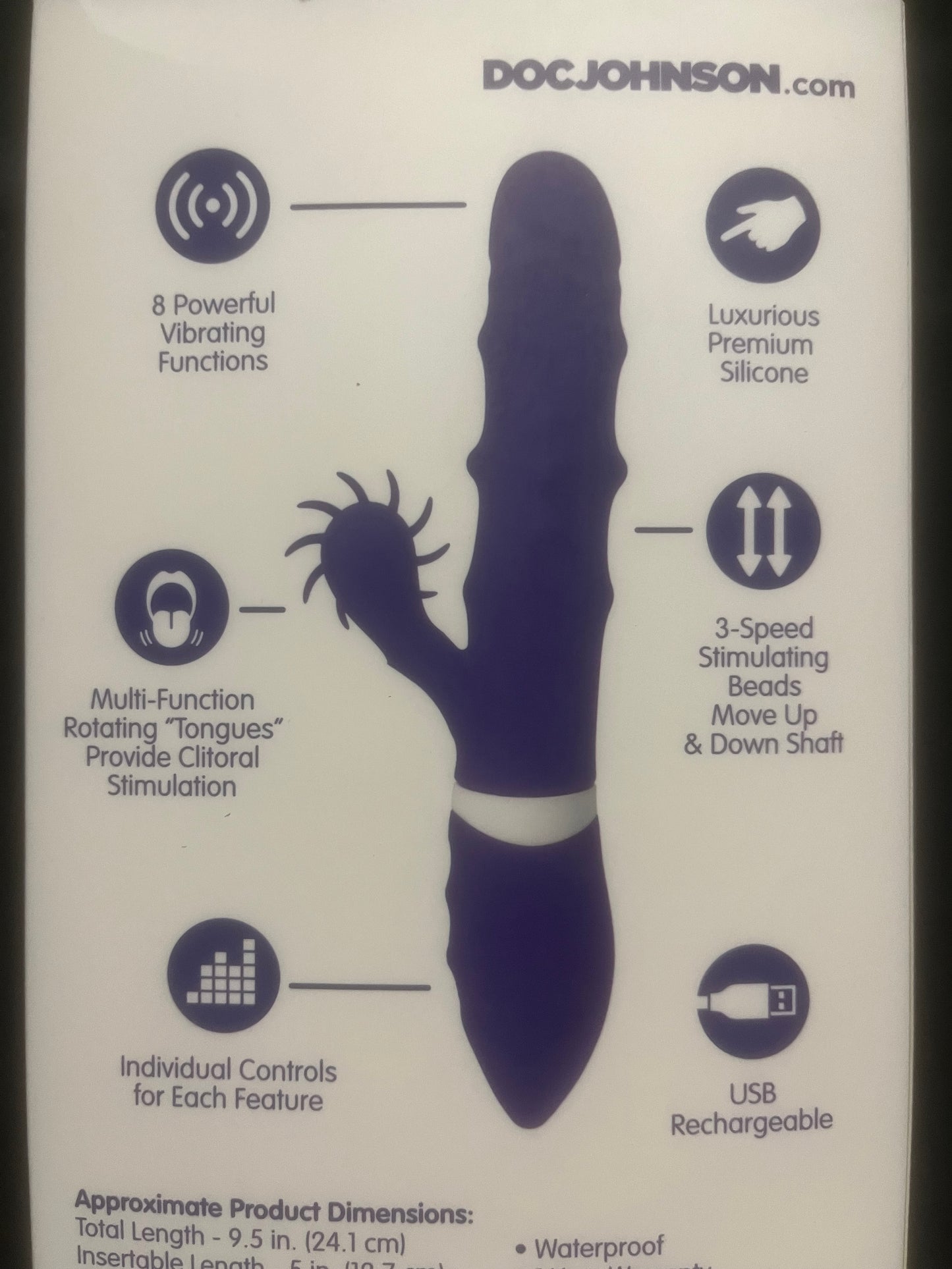 Doc Johnson iVibe Select iRoll Rabbit Vibe