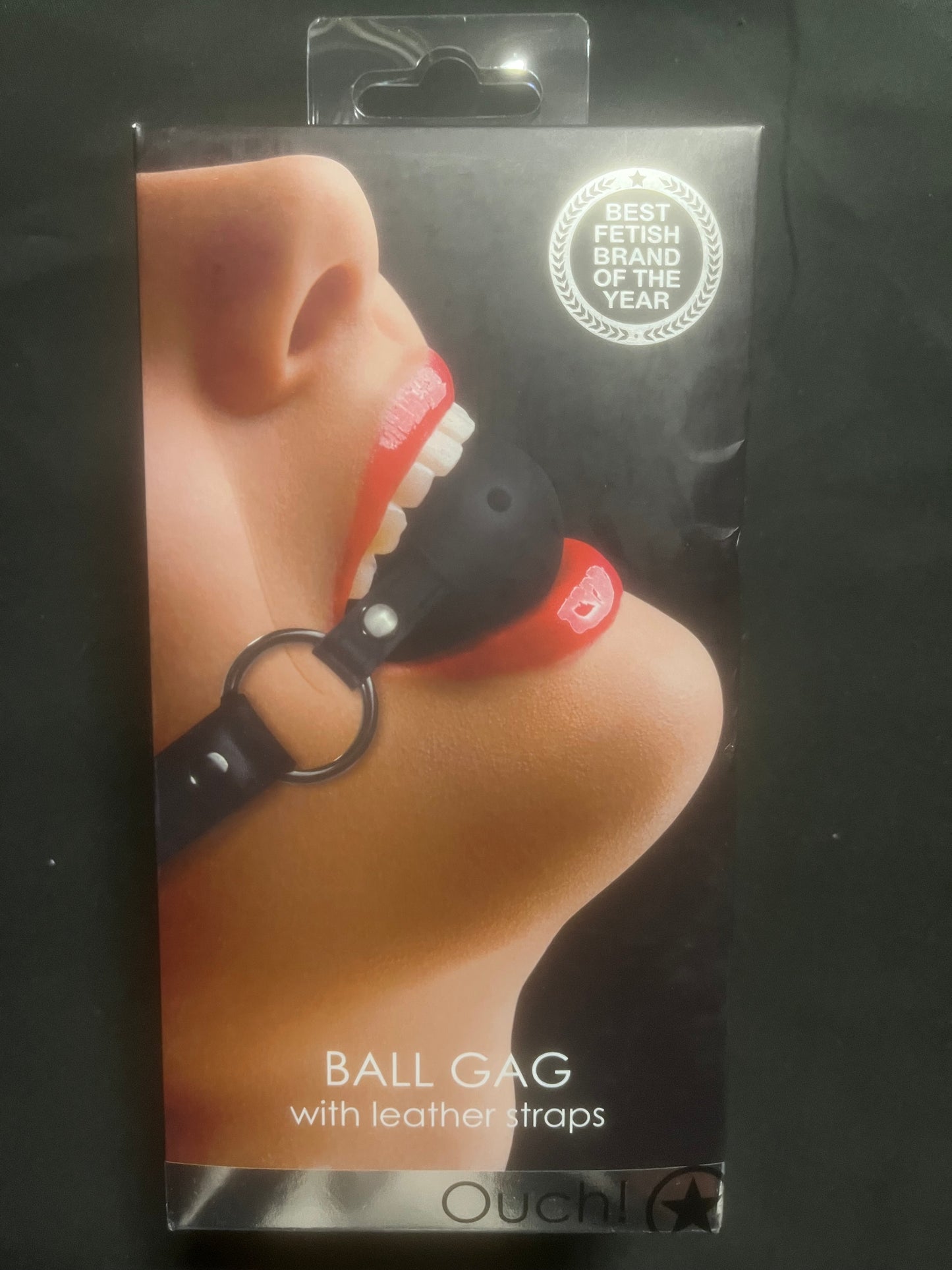 Ouch! Ball Gag in Black