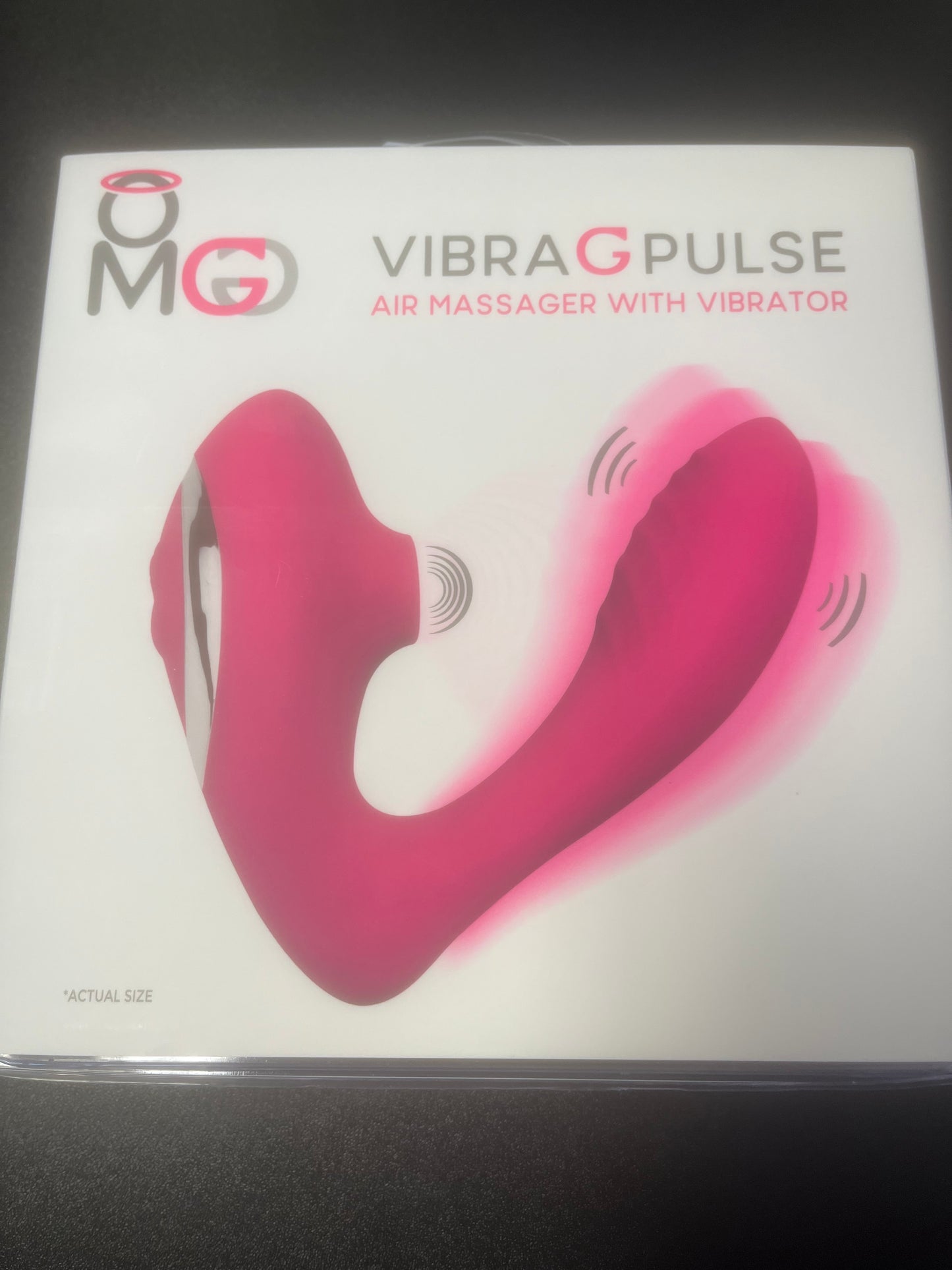 OMG Vibra G Pulse Air Massager with Vibrating Probe