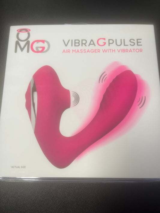 OMG Vibra G Pulse Air Massager with Vibrating Probe