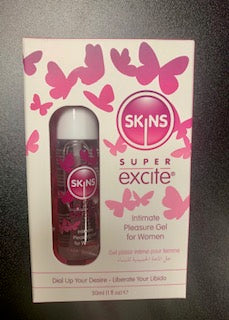 Skins Super Excite Intimate Pleasure Gel for Women 1oz