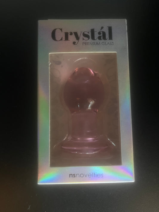 NS Novelties Crystal Premium Glass Small Butt Plug