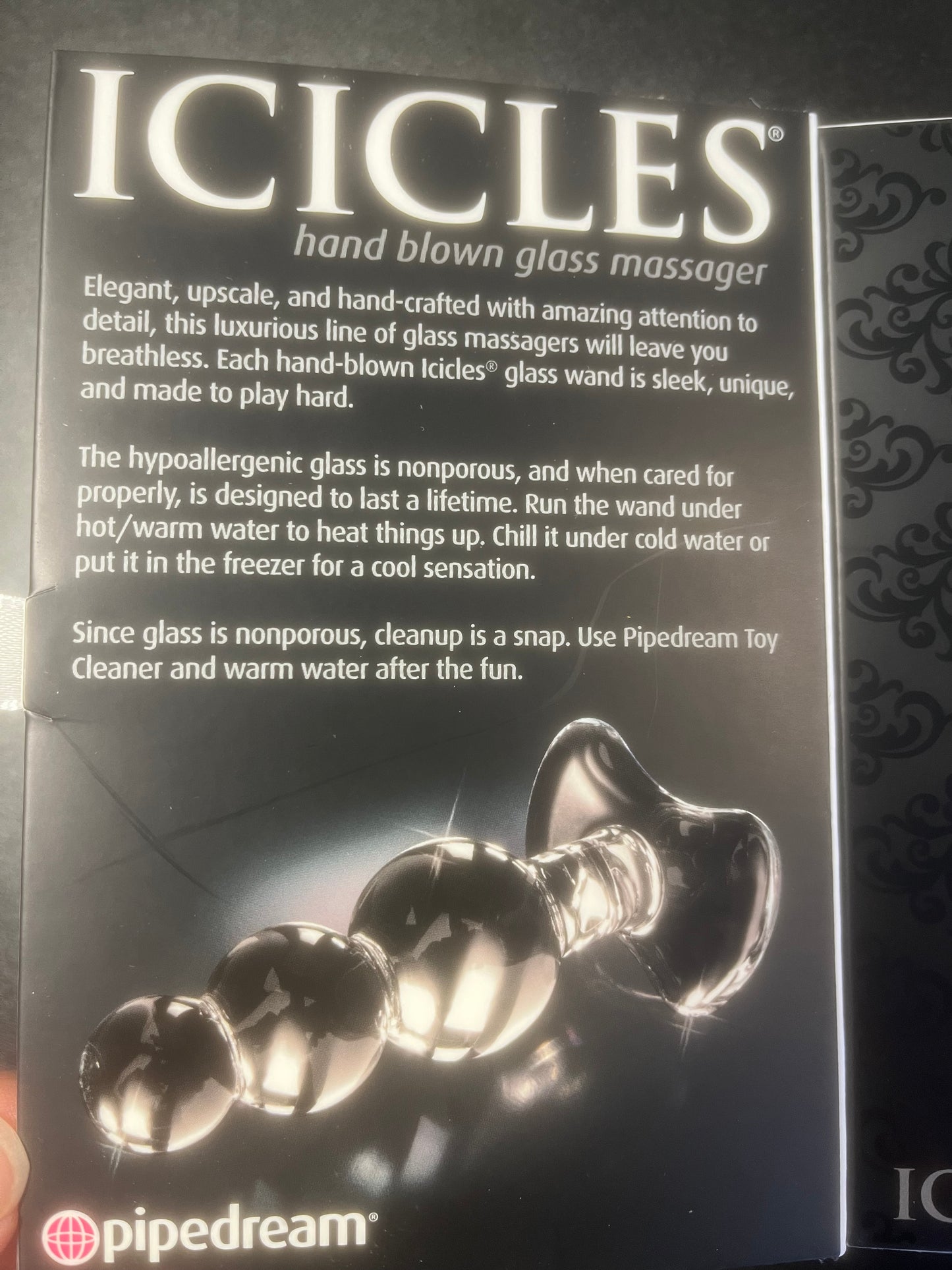 Pipedream Icicles No. 47 Glass Plug