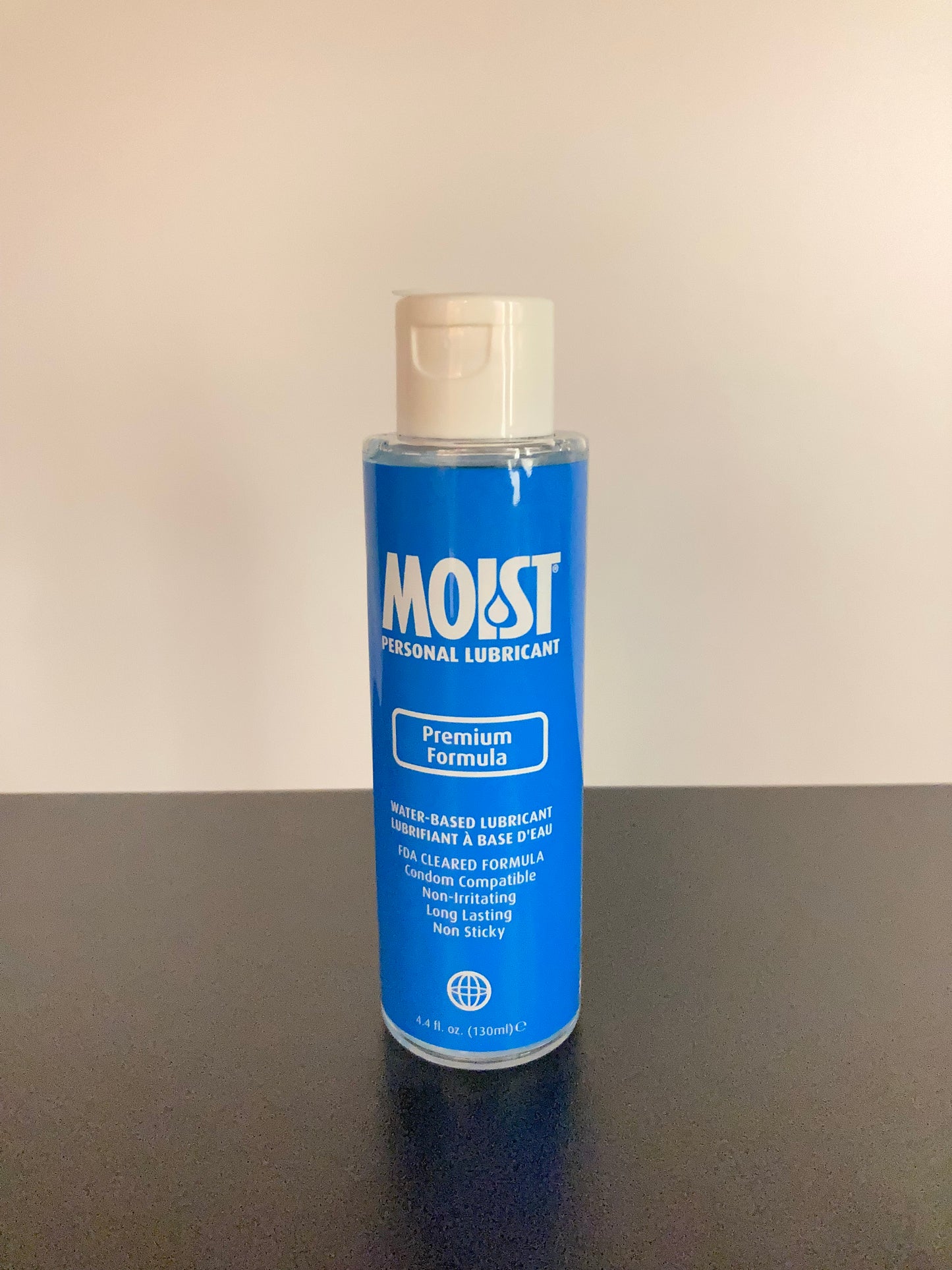 Pipedream Moist Premium Formula Water Based Lubricant in 4.4oz/130ml