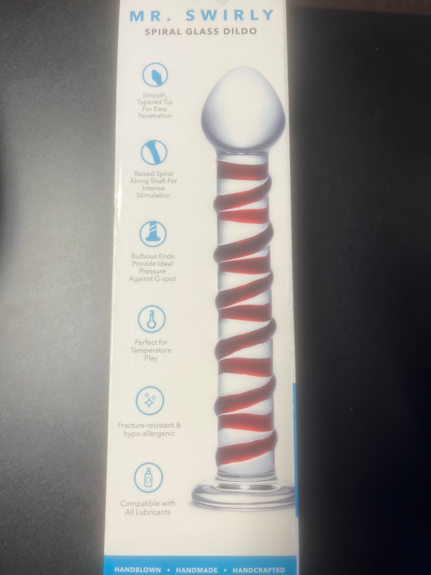 Glas Mr. Swirly Glass Dildo